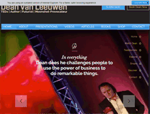 Tablet Screenshot of deanvanleeuwen.com